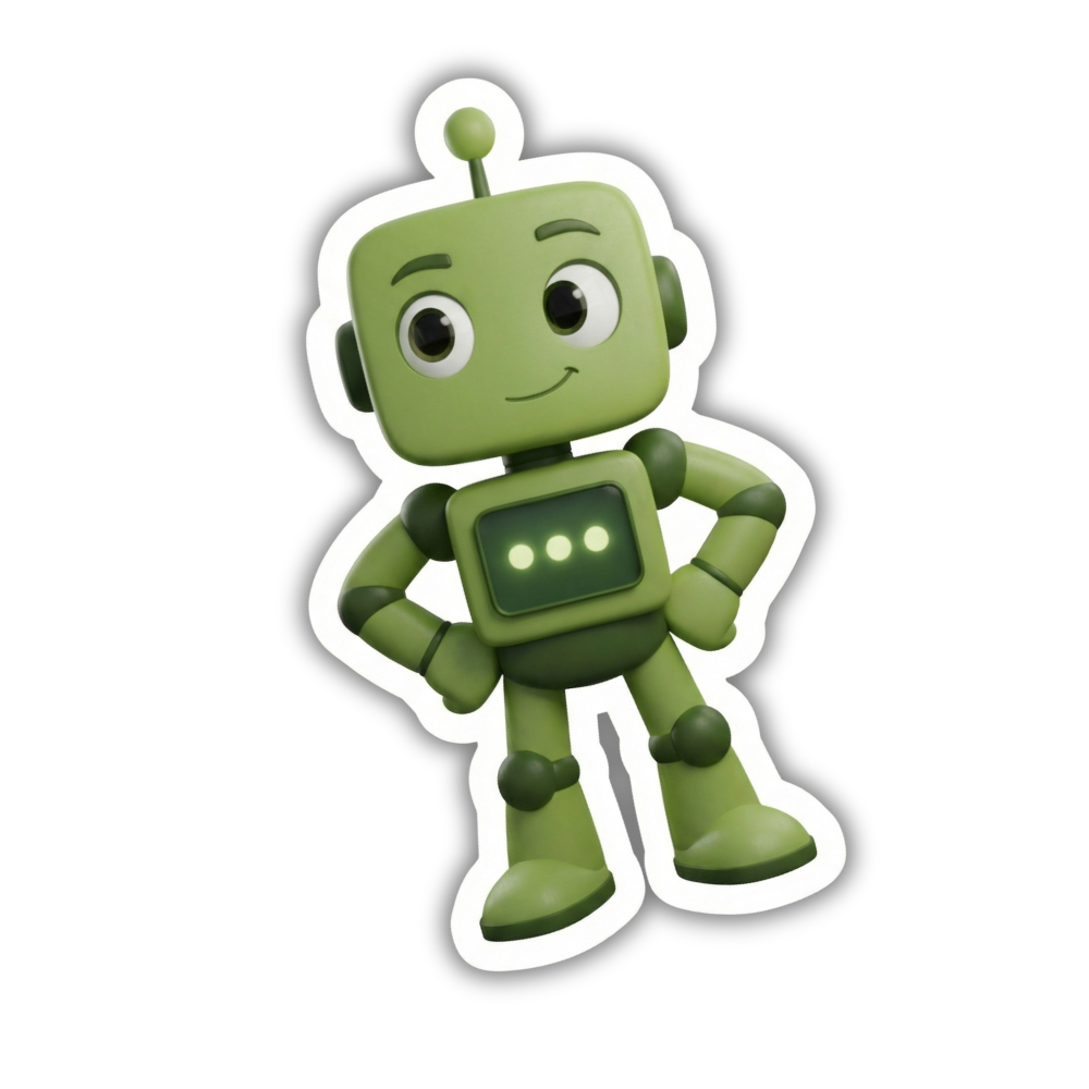 Sprout the green robot